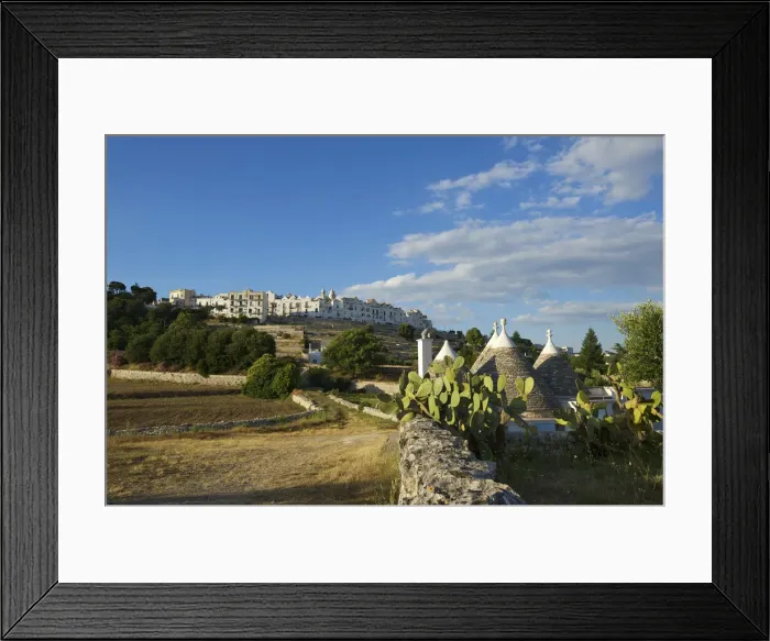 Framed Print : Trulli near Locorotondo, Valle Itra, Apulia, Italy Framed Print : Trulli near Locorotondo, Valle Itra, Apulia, Italy