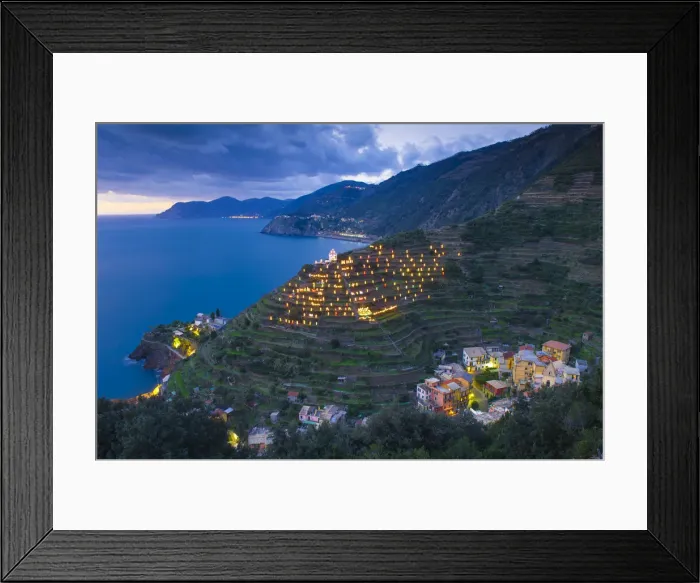 Framed Print : The world biggest presepio on the hills of Manarola, Cinque Terre, ligurian coast, Italy Framed Print : The world biggest presepio on the hills of Manarola, Cinque Terre, ligurian coast, Italy
