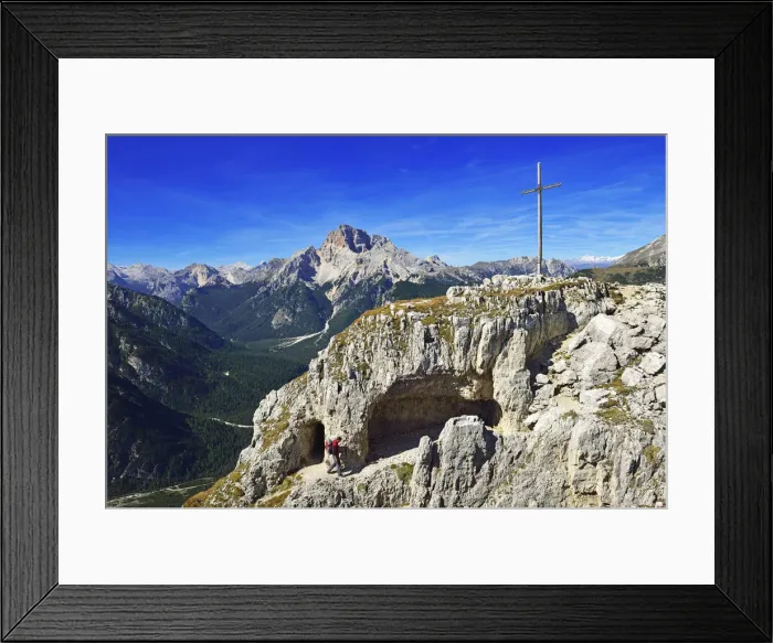 Framed Print : Observatory, the 1st World War Freilichtmusem, south summit of Monte Piana, Alta Framed Print : Observatory, the 1st World War Freilichtmusem, south summit of Monte Piana, Alta