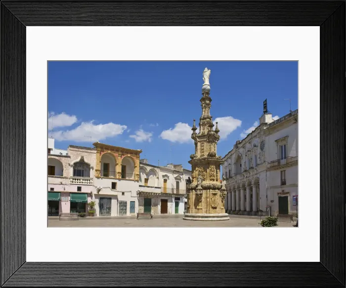 Framed Print : Giulia dell'Immacolata, Piazza Antonio Salandra, Nardo, Salentine Peninsula Framed Print : Giulia dell'Immacolata, Piazza Antonio Salandra, Nardo, Salentine Peninsula
