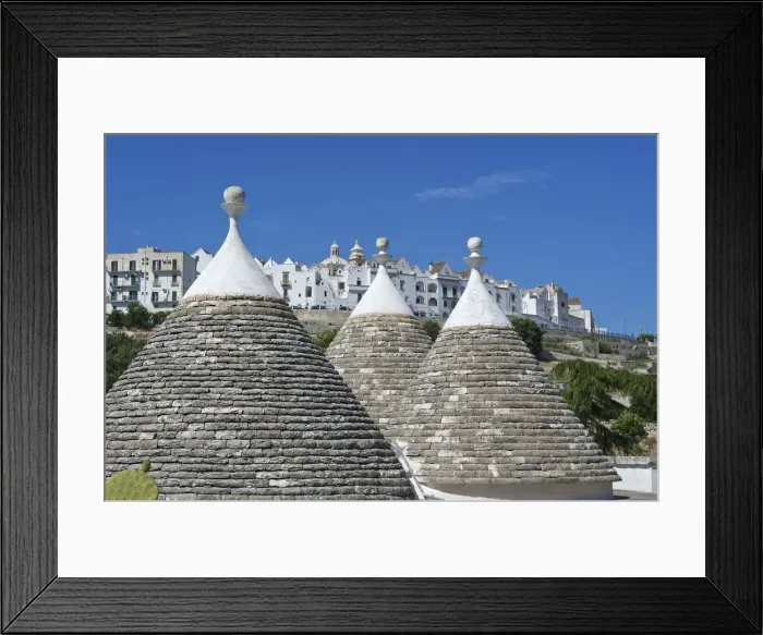 Framed Print : Trulli near Locorotondo, Valle da'Itra, Apulia, Italy Framed Print : Trulli near Locorotondo, Valle da'Itra, Apulia, Italy