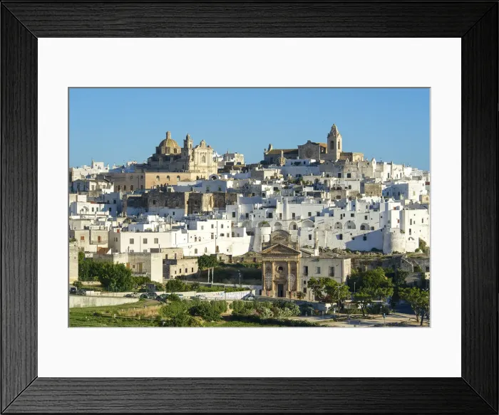 Framed Print : Ostuni, Valle Itra, Apulia, Italy Framed Print : Ostuni, Valle Itra, Apulia, Italy