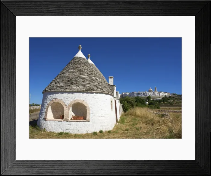 Framed Print : Trulli, Locorotondo, Valle Itra, Apulia, Italy Framed Print : Trulli, Locorotondo, Valle Itra, Apulia, Italy