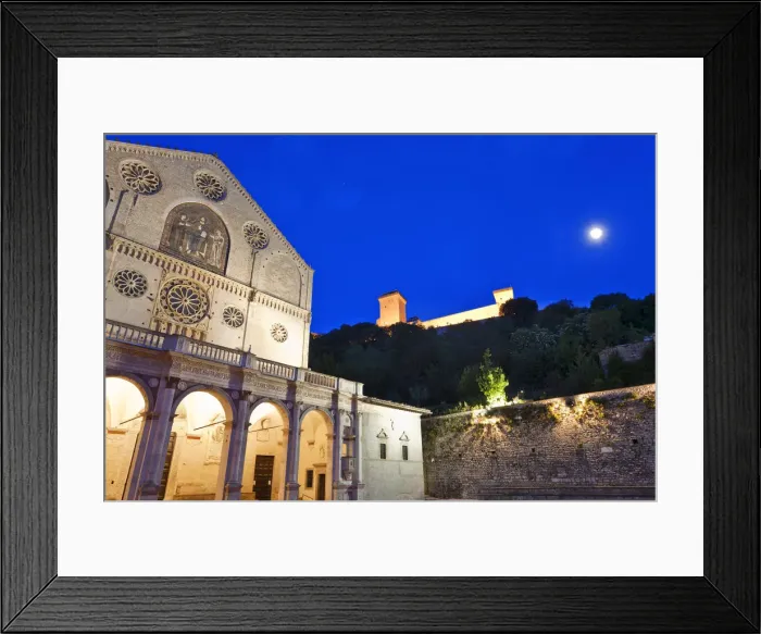 Framed Print : Italy, Umbria, Perugia district, Spoleto, Cathedral of Santa Maria Assunta and Rocca Framed Print : Italy, Umbria, Perugia district, Spoleto, Cathedral of Santa Maria Assunta and Rocca