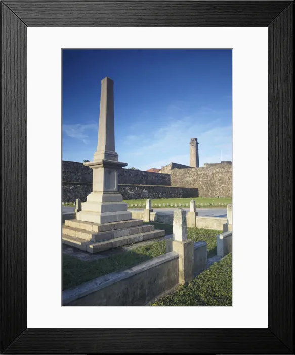 Framed Print : War memorial outside walls of the Fort, Galle, Southern Province, Sri Lanka Framed Print : War memorial outside walls of the Fort, Galle, Southern Province, Sri Lanka