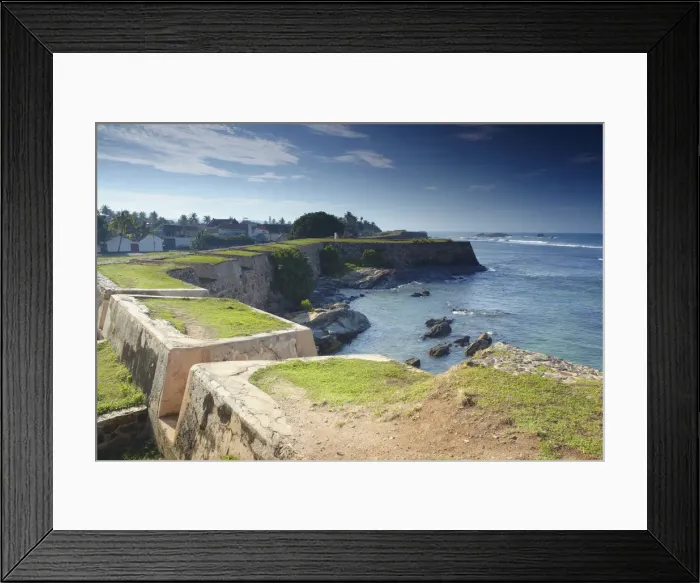 Framed Print : View of Fort ramparts, Galle, Southern Province, Sri Lanka Framed Print : View of Fort ramparts, Galle, Southern Province, Sri Lanka