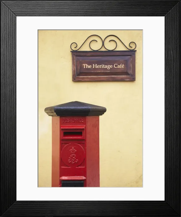 Framed Print : Postbox, Galle, Southern Province, Sri Lanka Framed Print : Postbox, Galle, Southern Province, Sri Lanka