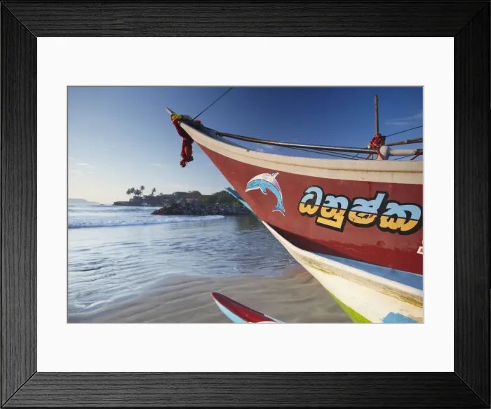 Framed Print : Fishing boat, Galle, Southern Province, Sri Lanka Framed Print : Fishing boat, Galle, Southern Province, Sri Lanka
