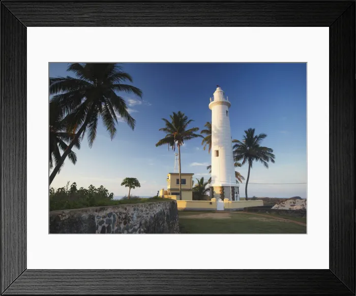Framed Print : Lighthouse in the Fort, Galle, Southern Province, Sri Lanka
