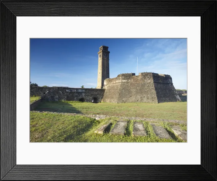 Framed Print : Clocktower inside the Fort, Galle, Southern Province, Sri Lanka Framed Print : Clocktower inside the Fort, Galle, Southern Province, Sri Lanka