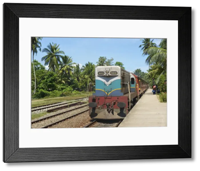 Framed Print : Railway Station, Talpe, Sri Lanka Framed Print : Railway Station, Talpe, Sri Lanka