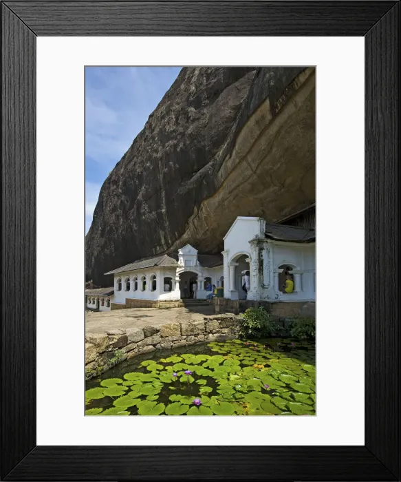 Framed Print : Royal Rock Temple, Golden Temple of Dambulla, Sri Lanka Framed Print : Royal Rock Temple, Golden Temple of Dambulla, Sri Lanka