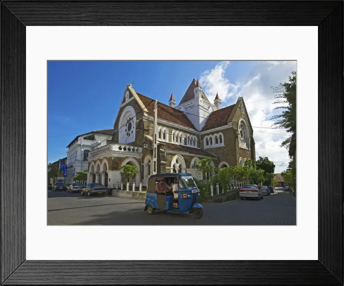 Framed Print : Church in the Old Town, Galle, Sri Lanka Framed Print : Church in the Old Town, Galle, Sri Lanka