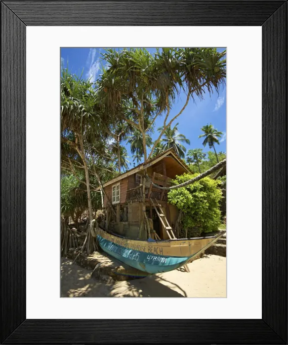 Framed Print : Paradise Beach, Ranlakshmi, Sri Lanka