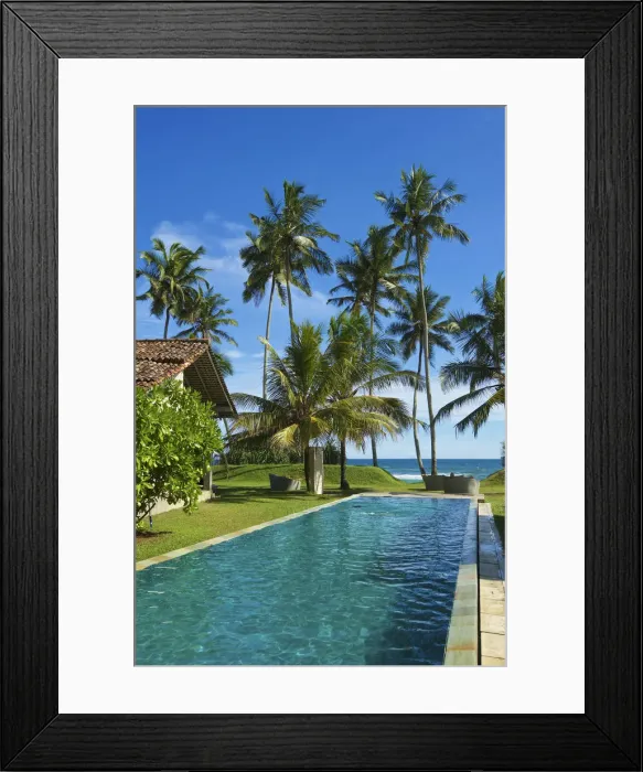 Framed Print : Frangipani Tree Hotel, Talpe, Sri Lanka Framed Print : Frangipani Tree Hotel, Talpe, Sri Lanka