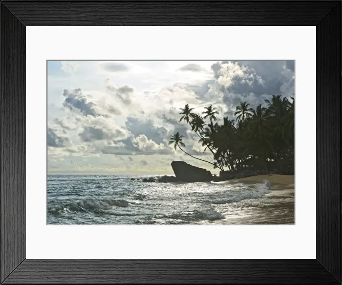 Framed Print : Beach, Unawatuna, Sri Lanka Framed Print : Beach, Unawatuna, Sri Lanka