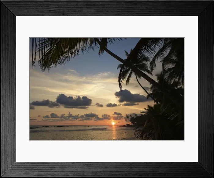 Framed Print : Beach, Unawatuna, Sri Lanka