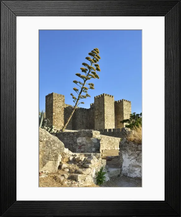 Framed Print : The castle of Trujillo dating back to the 9th-12th centuries stands at the highest Framed Print : The castle of Trujillo dating back to the 9th-12th centuries stands at the highest