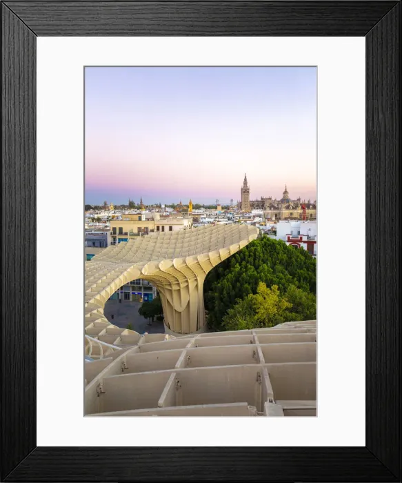 Framed Print : Spain, Andalusia, Sevilla, The Metropol Parasol in Plaza de la Encarnacion, better Framed Print : Spain, Andalusia, Sevilla, The Metropol Parasol in Plaza de la Encarnacion, better
