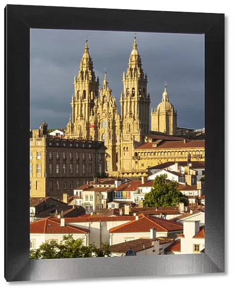 Spain, Galicia, Santiago de Compostela, cathedral. UNESCO World Heritage site