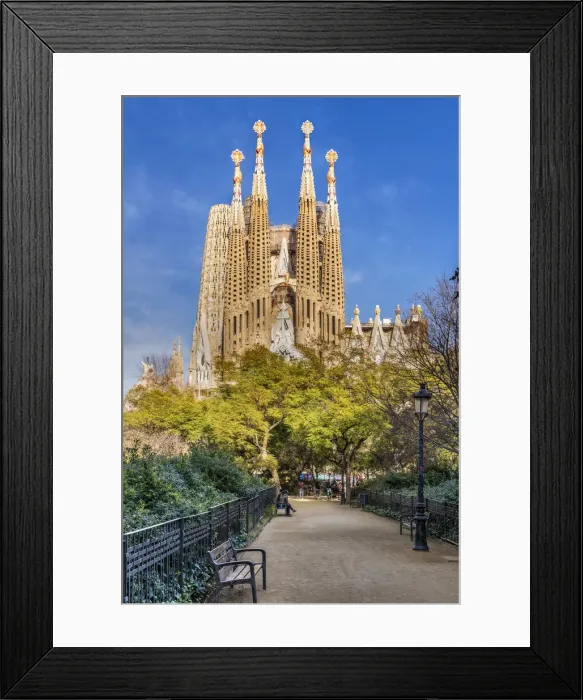 Framed Print : The Passion Facade of Sagrada Familia basilica church, Barcelona, Catalonia, Spain Framed Print : The Passion Facade of Sagrada Familia basilica church, Barcelona, Catalonia, Spain