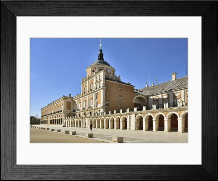 Framed Print : The Royal Palace of Aranjuez (Palacio Real de Aranjuez) is a former Spanish royal