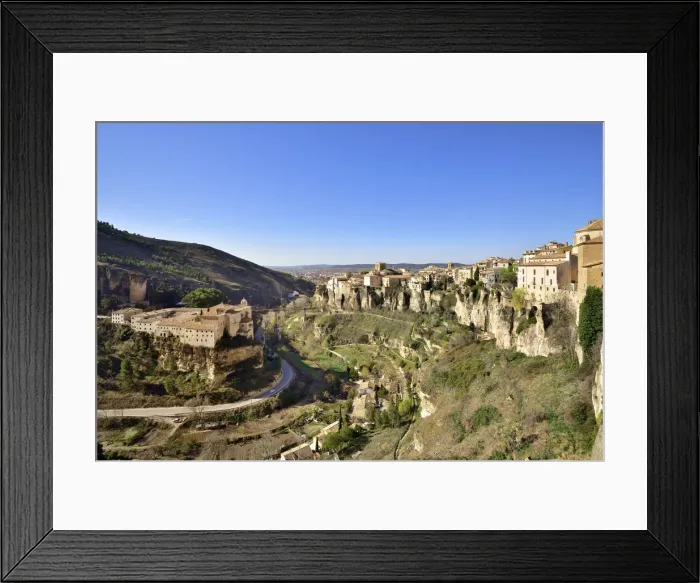 Framed Print : The walled town of Cuenca, a Unesco World Heritage Site. Castilla la Mancha, Spain Framed Print : The walled town of Cuenca, a Unesco World Heritage Site. Castilla la Mancha, Spain