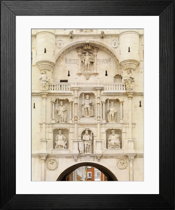 Framed Print : Spain, Castile and Leon, Burgos, Santa Maria Gateway Framed Print : Spain, Castile and Leon, Burgos, Santa Maria Gateway