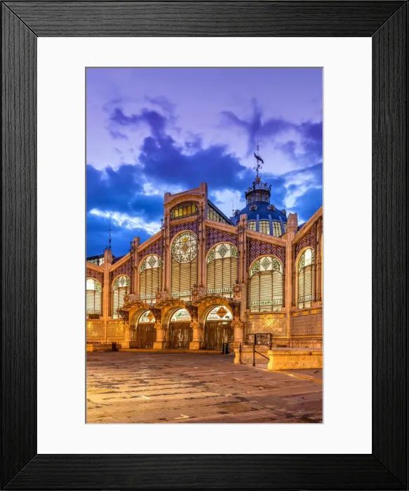 Framed Print : Mercado Central covered market, Valencia, Comunidad Valenciana, Spain Framed Print : Mercado Central covered market, Valencia, Comunidad Valenciana, Spain