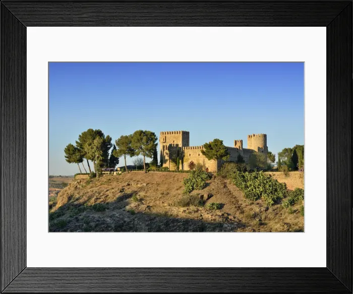 Framed Print : The medieval Castle of San Servando near the Tagus River Framed Print : The medieval Castle of San Servando near the Tagus River