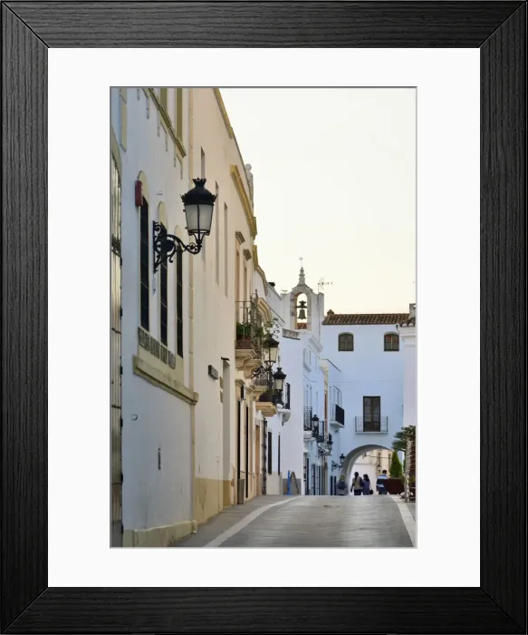 Framed Print : The white washed houses of Olivenza. Extremadura, Spain Framed Print : The white washed houses of Olivenza. Extremadura, Spain