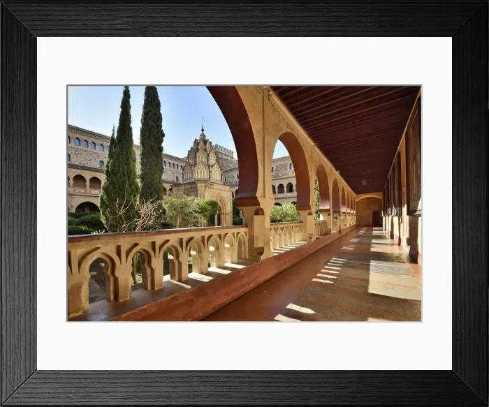 Framed Print : Cloisters of the Real Monasterio de Nuestra Senora de Guadalupe (Royal Monastery of Framed Print : Cloisters of the Real Monasterio de Nuestra Senora de Guadalupe (Royal Monastery of