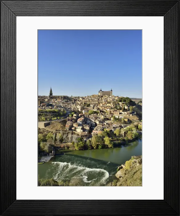 Framed Print : Toledo and the Tagus river in the evening, a Unesco World Heritage Site Framed Print : Toledo and the Tagus river in the evening, a Unesco World Heritage Site