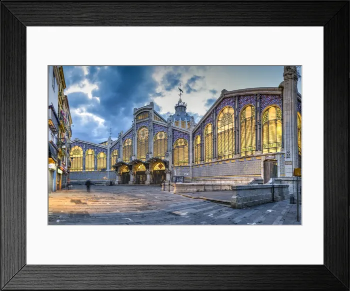 Framed Print : Mercado Central covered market, Valencia, Comunidad Valenciana, Spain Framed Print : Mercado Central covered market, Valencia, Comunidad Valenciana, Spain