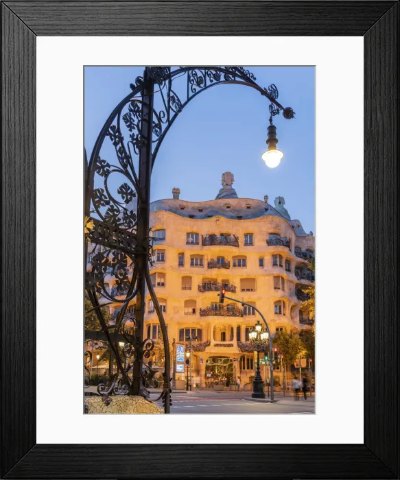 Framed Print : Casa Mila or La Pedrera, Barcelona, Catalonia, Spain Framed Print : Casa Mila or La Pedrera, Barcelona, Catalonia, Spain