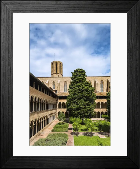 Framed Print : The Gothic Monastery of Pedralbes, Barcelona, Catalonia, Spain Framed Print : The Gothic Monastery of Pedralbes, Barcelona, Catalonia, Spain
