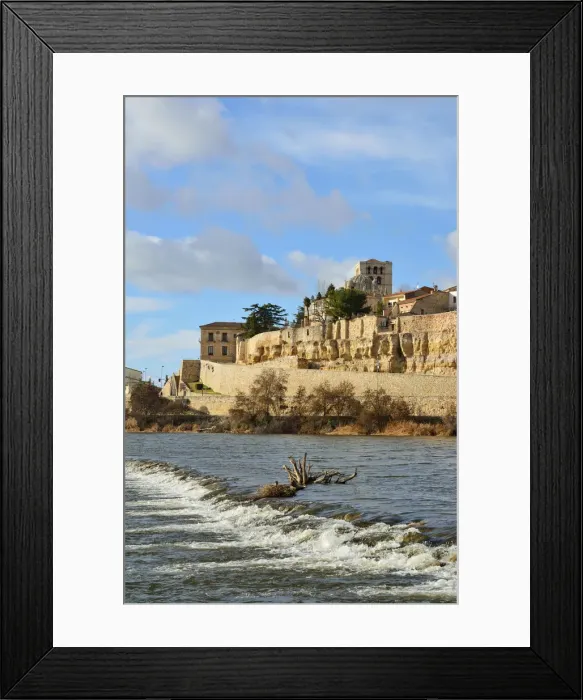 Framed Print : The Douro river and the Cathedral of Zamora. Castilla y Leon, Spain Framed Print : The Douro river and the Cathedral of Zamora. Castilla y Leon, Spain
