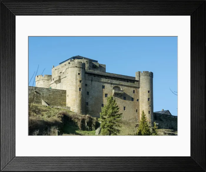 Framed Print : The castle (castillo de los condes de Benavente) of Puebla de Sanabria. Castilla y Leon