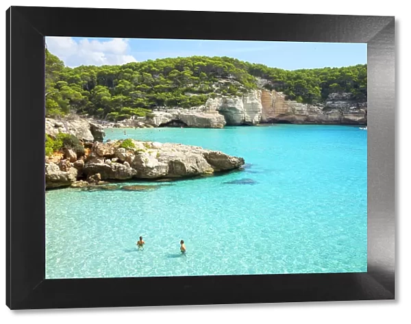 View of Cala Mitjana, Menorca; Balearic Islands; Spain; Europe