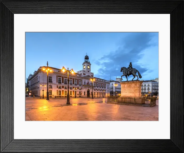 Framed Print : Royal House of the Post Office or Real Casa de Correos, Puerta del Sol square, Madrid Framed Print : Royal House of the Post Office or Real Casa de Correos, Puerta del Sol square, Madrid
