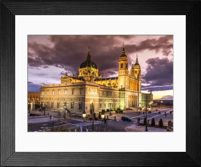 Framed Print : Almudena Cathedral, Madrid, Community of Madrid, Spain Framed Print : Almudena Cathedral, Madrid, Community of Madrid, Spain