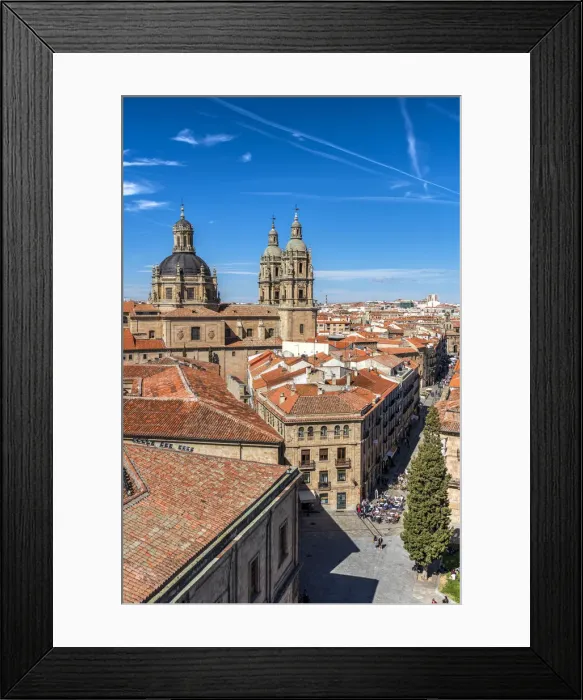 Framed Print : City skyline with La Clerecia church, Salamanca, Castile and Leon, Spain Framed Print : City skyline with La Clerecia church, Salamanca, Castile and Leon, Spain