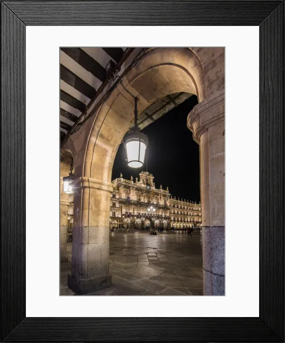 Framed Print : Plaza Mayor by night, Salamanca, Castile and Leon, Spain Framed Print : Plaza Mayor by night, Salamanca, Castile and Leon, Spain