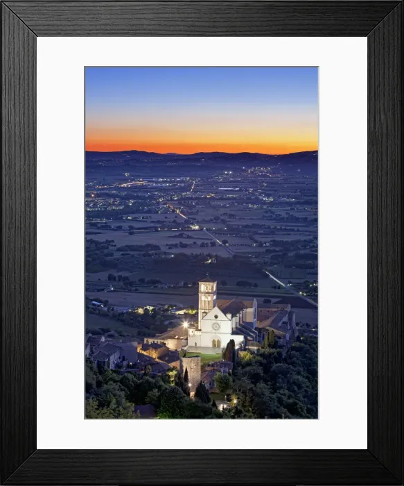 Framed Print : Italy, Umbria, Perugia district, Assisi, Basilica of San Francesco Framed Print : Italy, Umbria, Perugia district, Assisi, Basilica of San Francesco