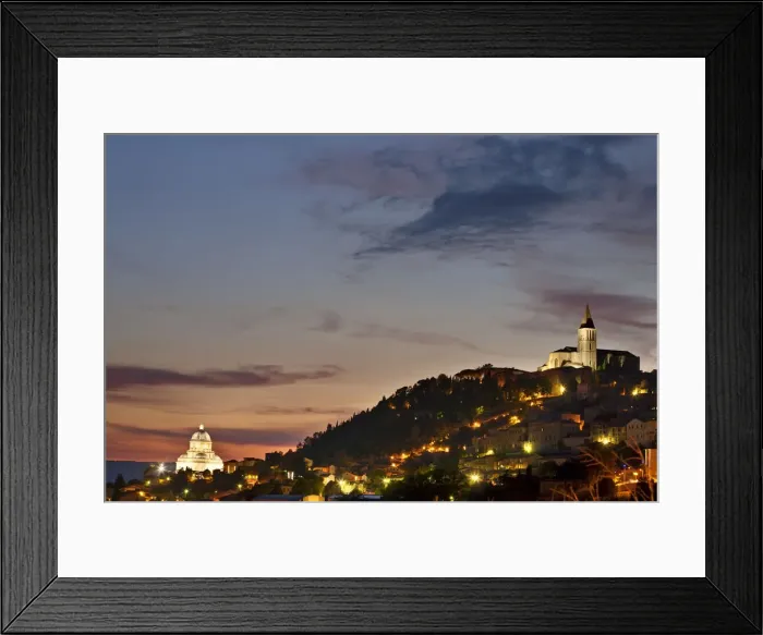 Framed Print : Italy, Umbria, Perugia district, Todi, Santa Maria della Consolazione and St Framed Print : Italy, Umbria, Perugia district, Todi, Santa Maria della Consolazione and St
