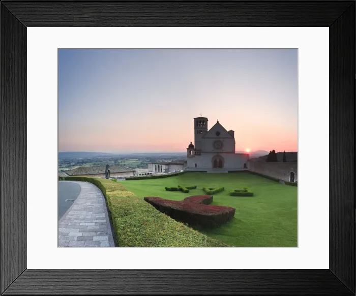 Framed Print : Italy, Umbria, Perugia district, Assisi, Basilica of San Francesco Framed Print : Italy, Umbria, Perugia district, Assisi, Basilica of San Francesco