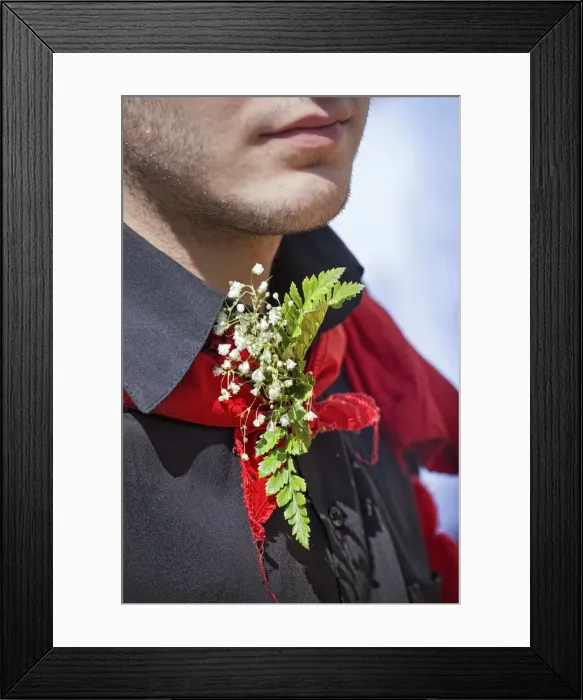 Framed Print : Italy, Umbria, Perugia district, Gubbio. race of the Candles (la Framed Print : Italy, Umbria, Perugia district, Gubbio. race of the Candles (la