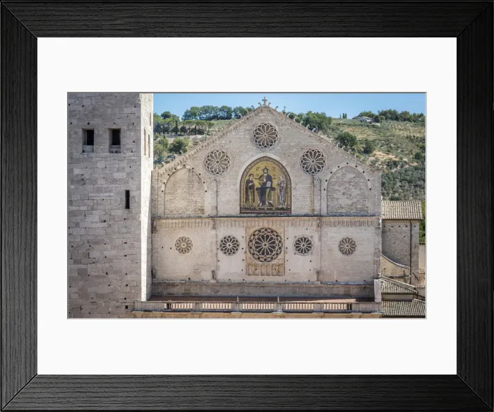 Framed Print : Europe, Italy, Umbria, Spoleto, the cathedral Framed Print : Europe, Italy, Umbria, Spoleto, the cathedral