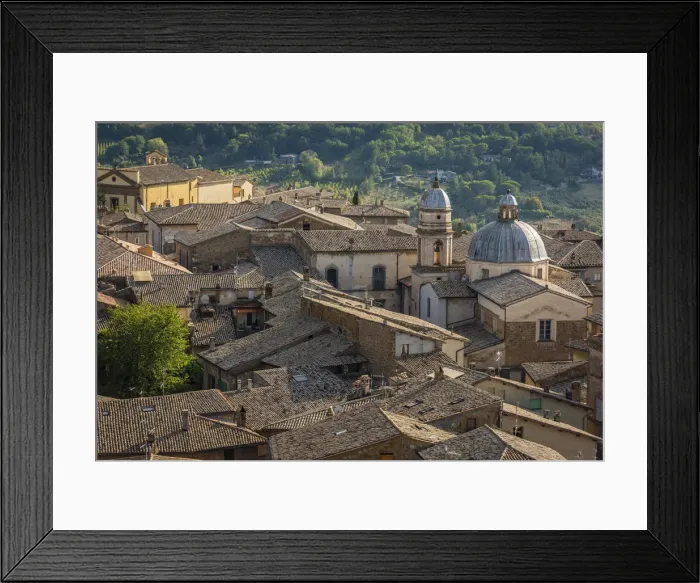 Framed Print : europe, italy, Umbria, Orvieto. view of the town Framed Print : europe, italy, Umbria, Orvieto. view of the town