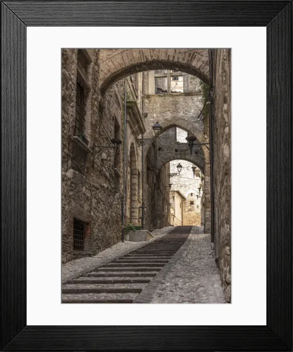 Framed Print : europe, Italy, Umbria. Narrow street in the ancient town of Narni Framed Print : europe, Italy, Umbria. Narrow street in the ancient town of Narni